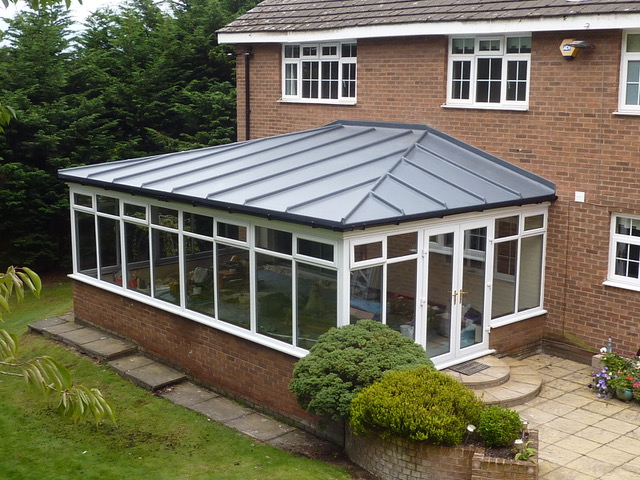 New solid roof after replacement